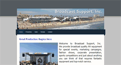 Desktop Screenshot of broadcastsupport.com